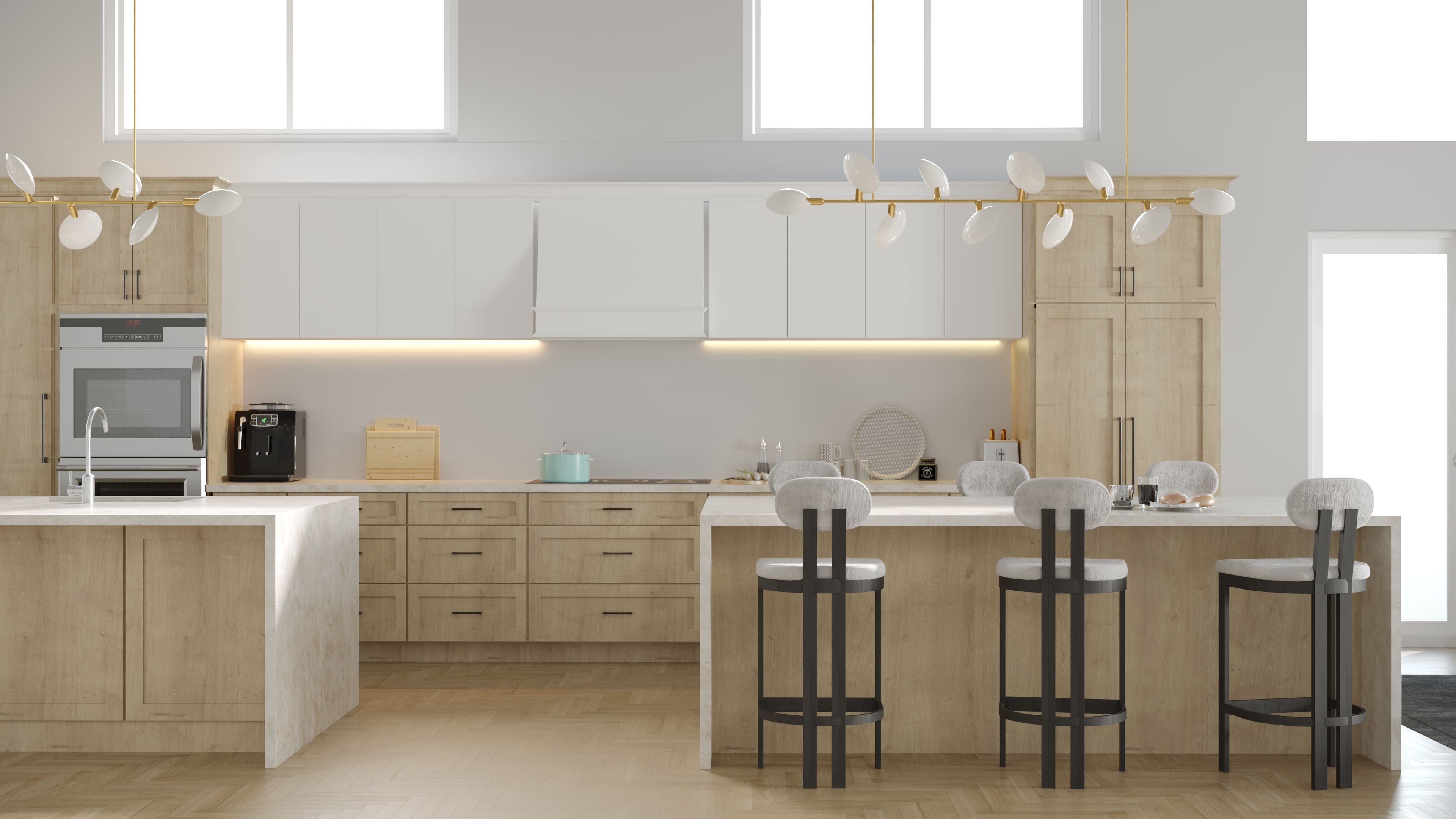 Wide-Format Designer Kitchen